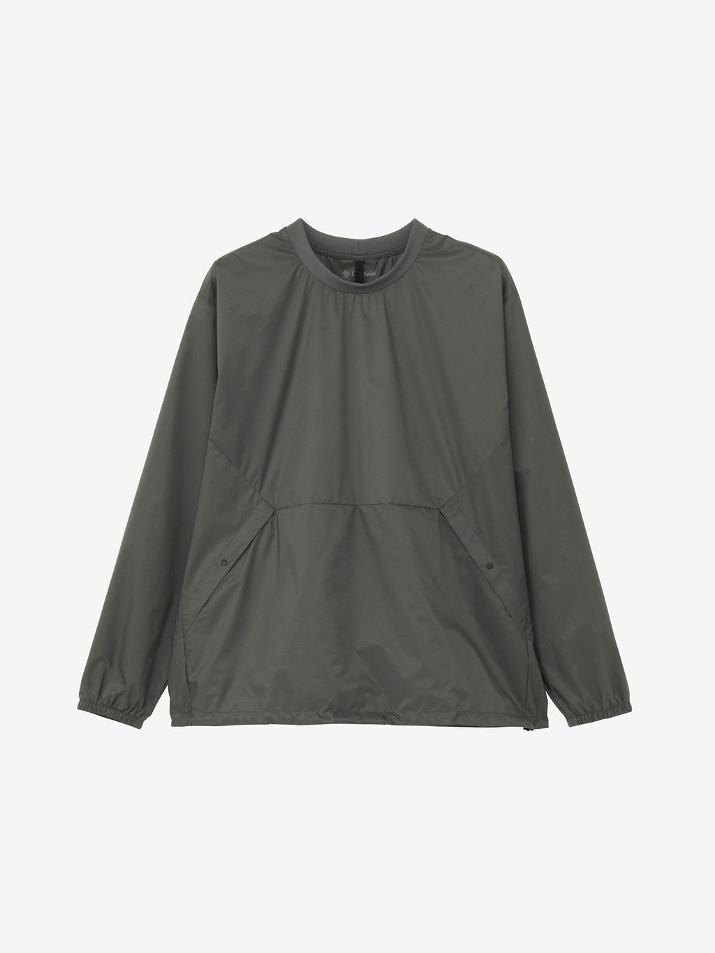 Pertex Equilibrium Shirring Wind Pullover (Unisex) - Shadow Gray