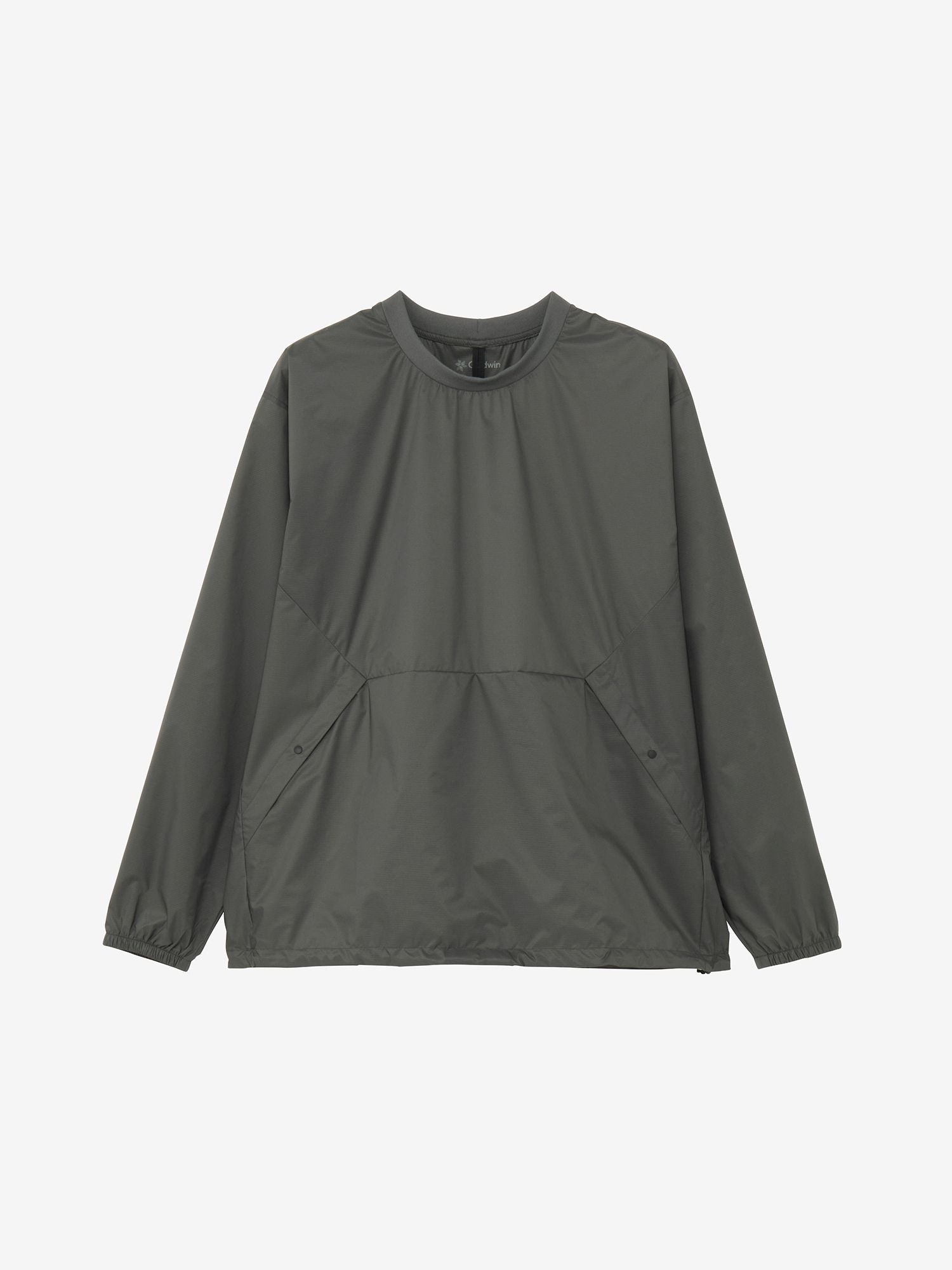 Pertex Equilibrium Shirring Wind Pullover (Unisex) - Shadow Gray