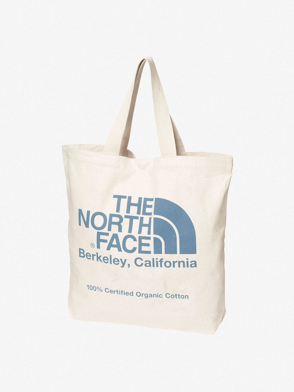 Organic Cotton Tote - Natural x Aegean Blue