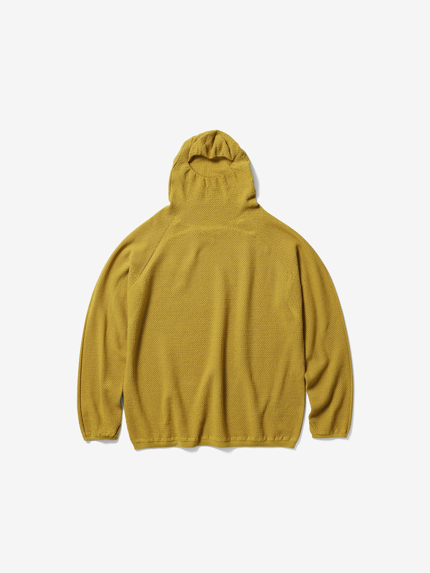 Goldwin 0 Perforated Hole Garment Knit Top (Unisex) - Bright Gold