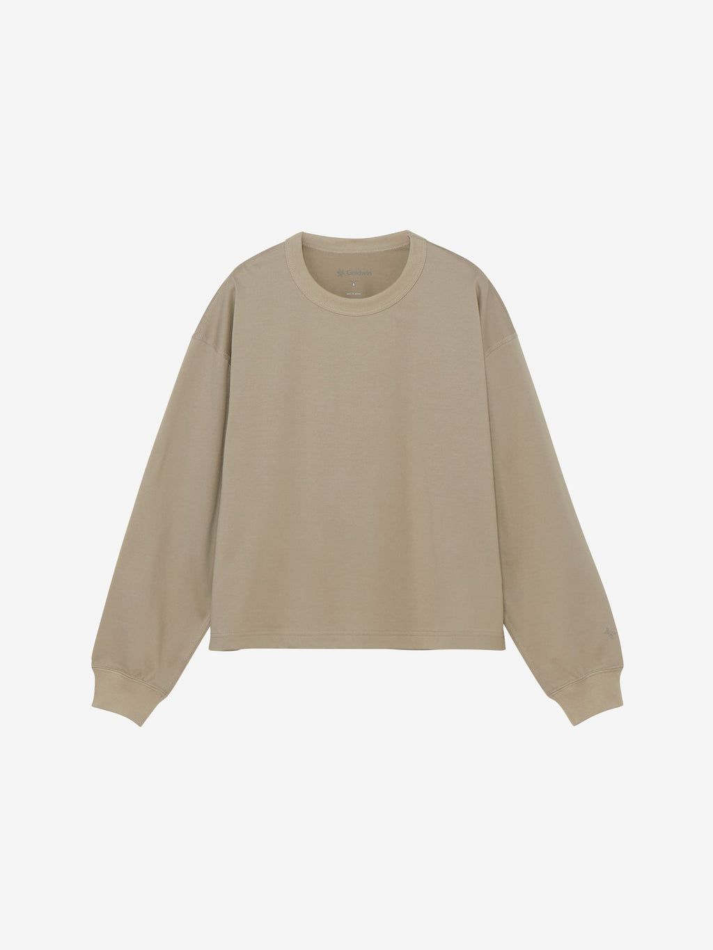 Rio Optimum Plating Jersey Cropped Long Sleeve T-Shirt (C3fit / Women's) - Grayish Sand