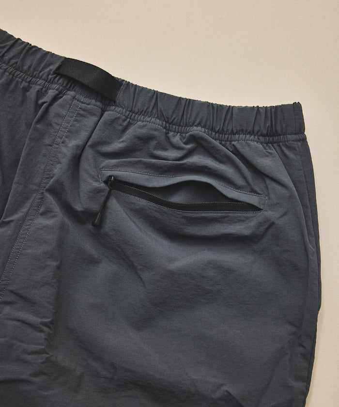 Relaxed Fit Recycled Nylon Webbing Belt Shorts