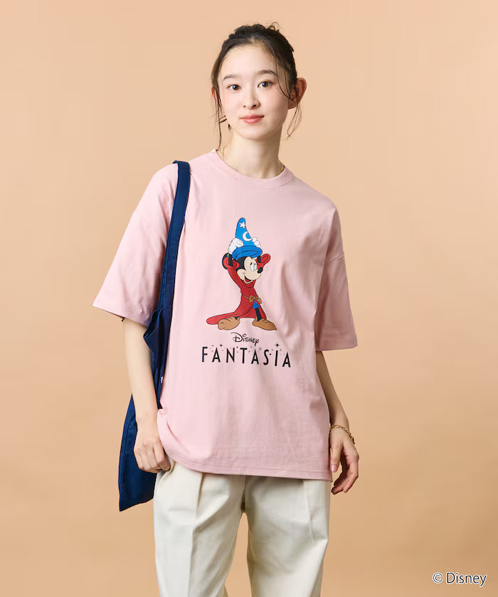 DISNEY/Mickey Mouse 'Fantasia'/Crew Neck Print T-Shirt 【Limited Edition】