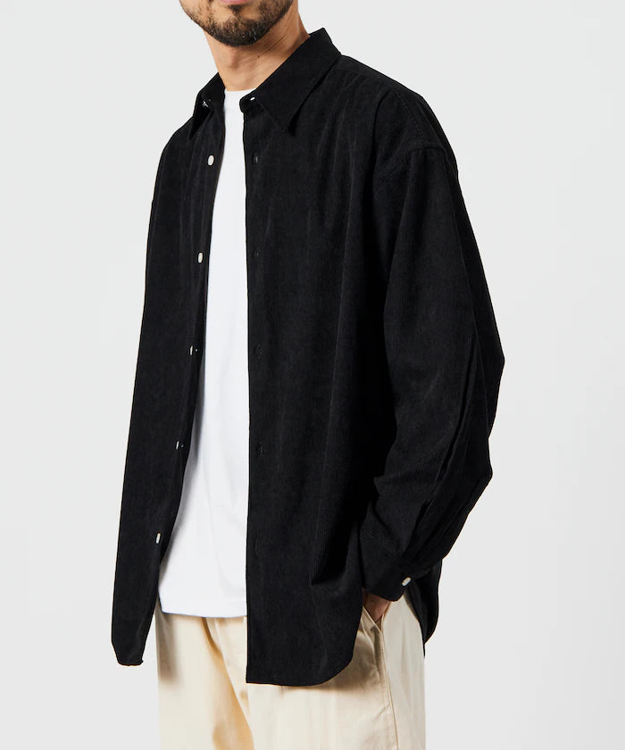 Relax Fit Relaxed Fit Corduroy Regular Collar Shirt [Limited Edition]