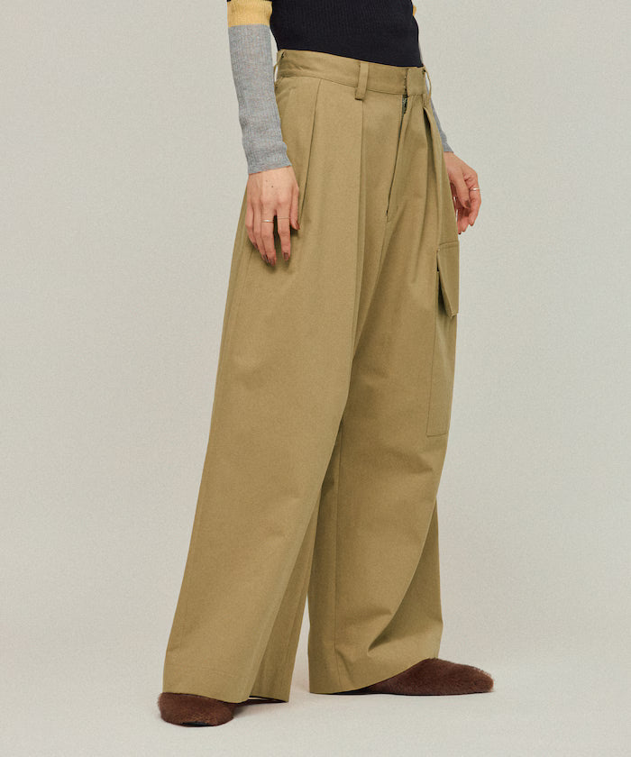High Count Chino Wide Pants