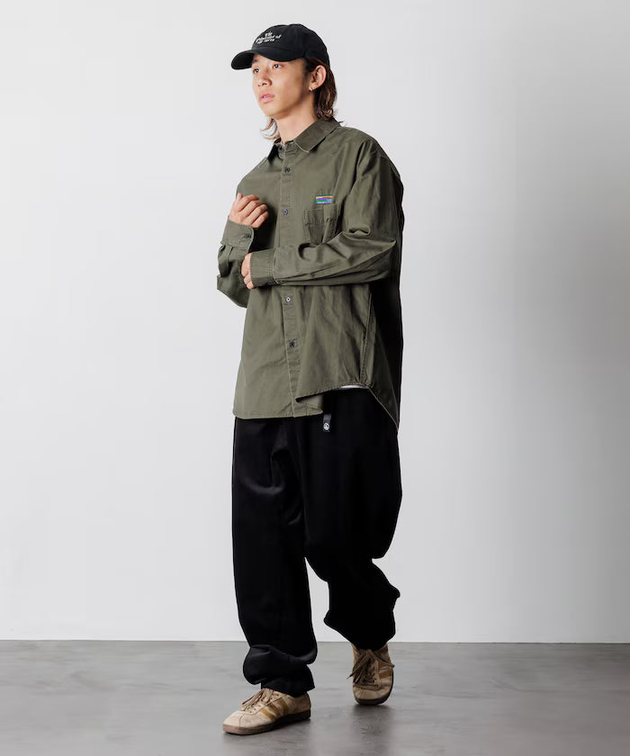 Relax Fit Relaxed Fit Garment Dyed Regular Collar Shirt [Limited Edition]