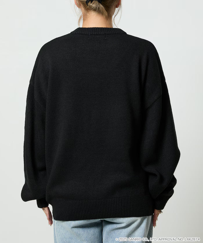 "SANRIO/Sanrio" Pixel Art Jacquard Knit Limited Edition