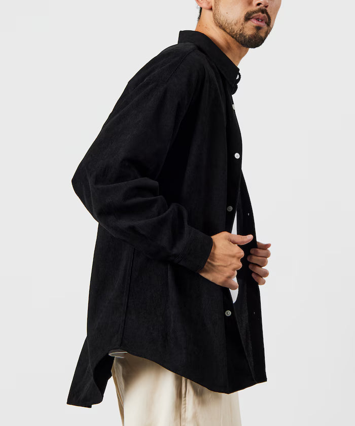 Relax Fit Relaxed Fit Corduroy Regular Collar Shirt [Limited Edition]