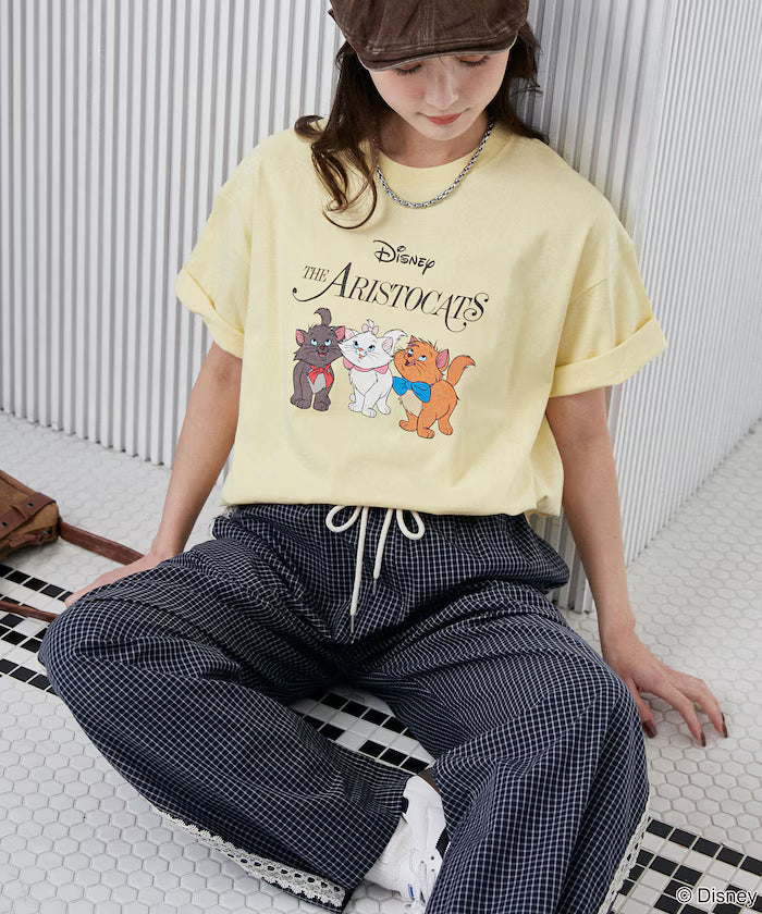 Disney Marie/Disney Marie/Print T-Shirt Limited Edition - Yellow
