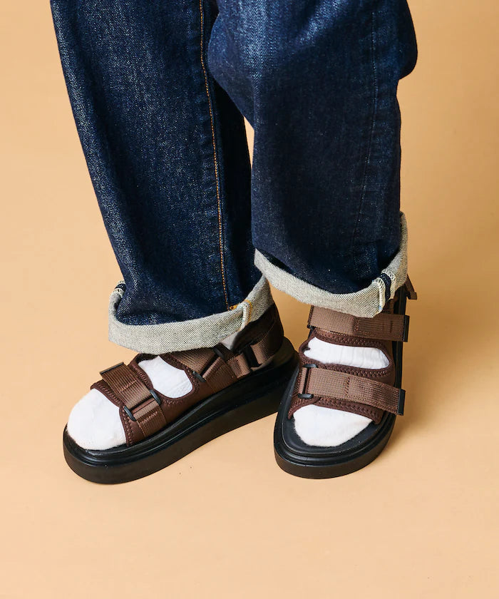Limited release 2way volume sole double trap sports sandals platform sole