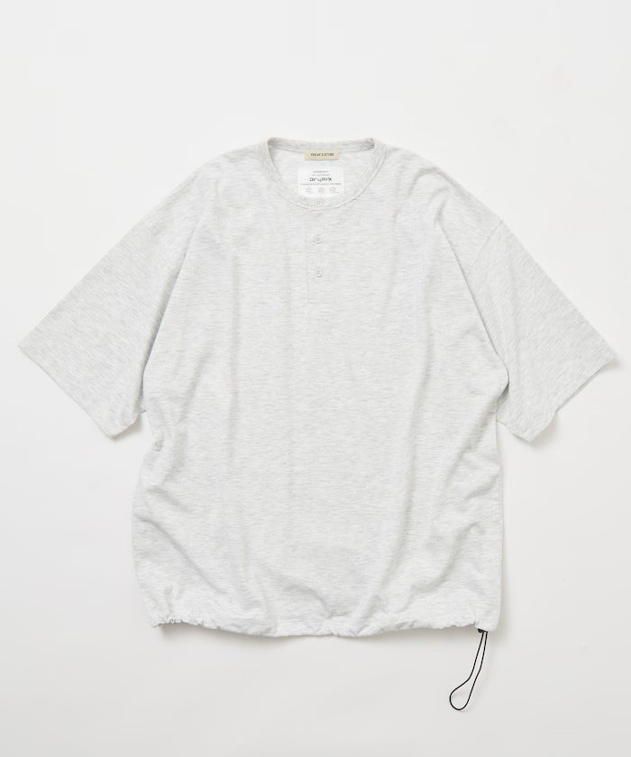 Limited Edition Drymix(R) Drymix Relaxed Fit Henley Neck T-shirt Quick Dry UV Cut