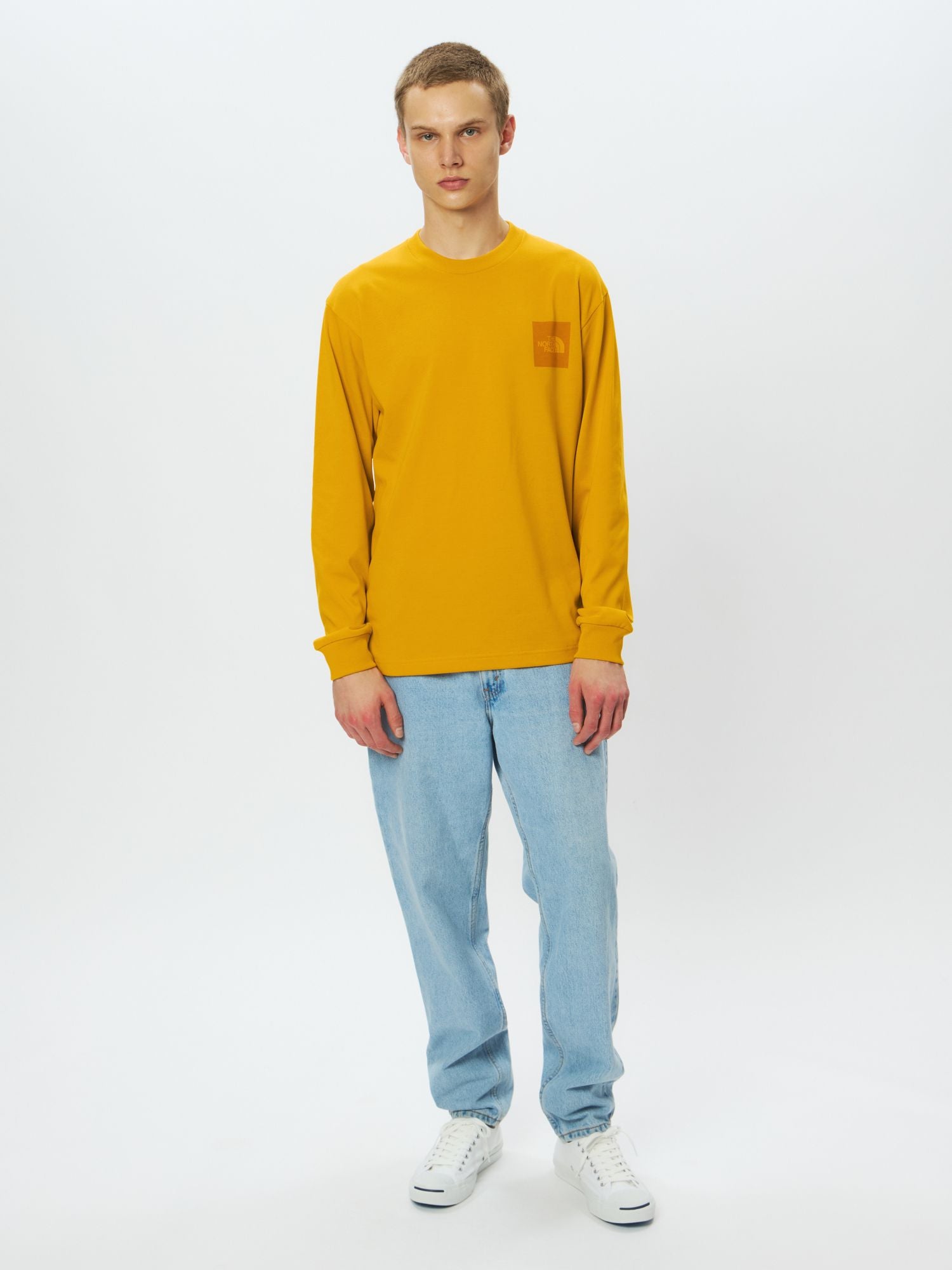 Long Sleeve Square Logo Tee (Unisex)