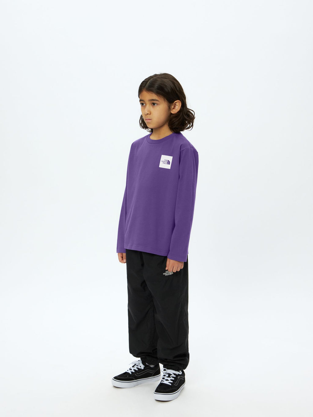 Long Sleeve Small Square Logo Tee (Kids)