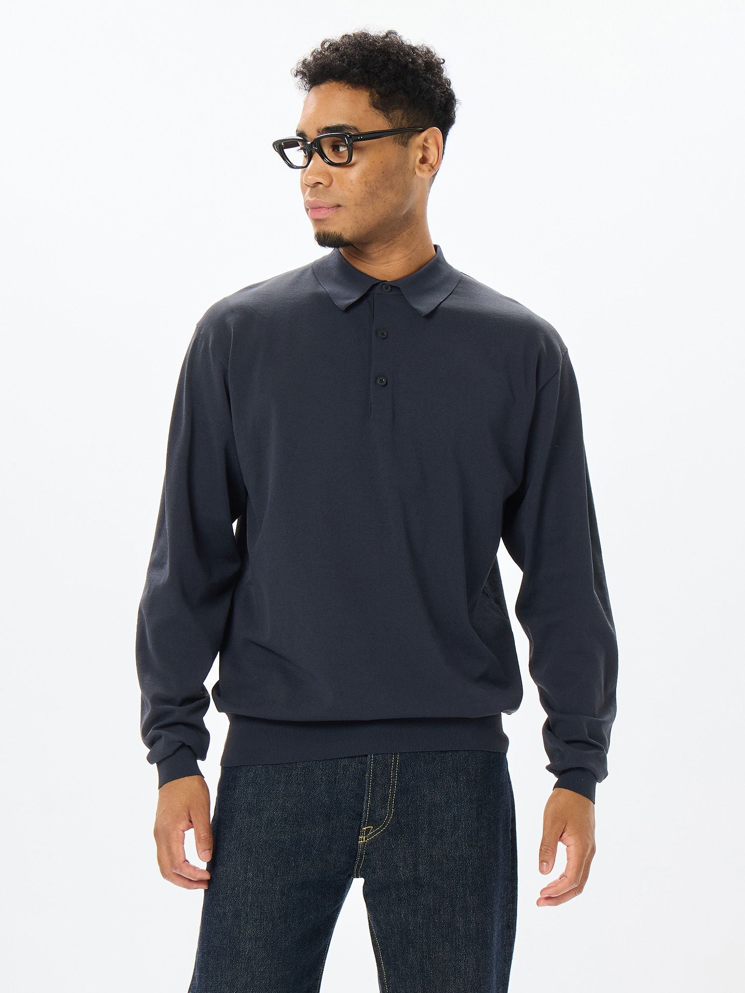 Komelina / Long Sleeve Polo (Unisex)