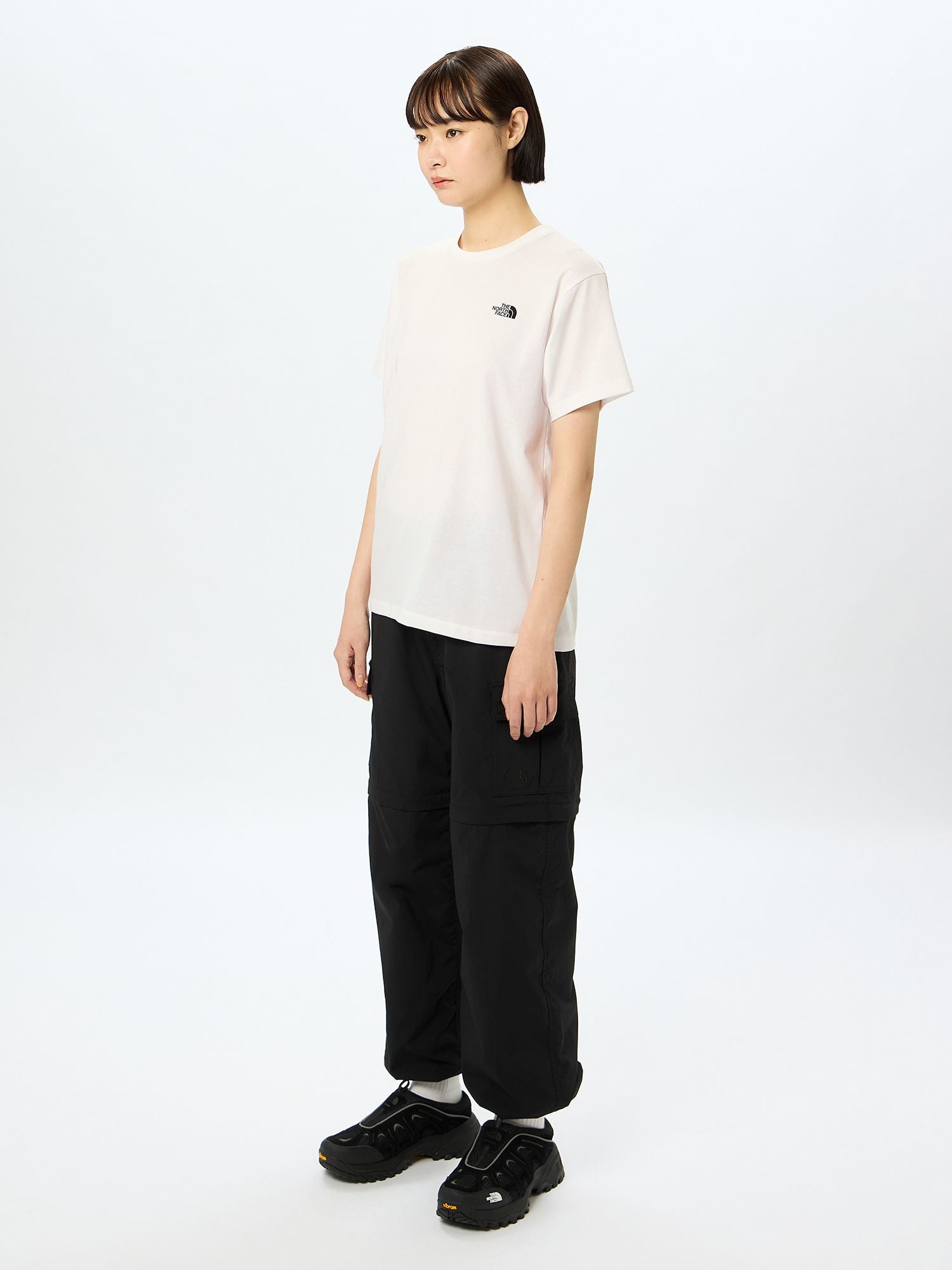 Short Sleeve Back Square Logo Tee (Women's)