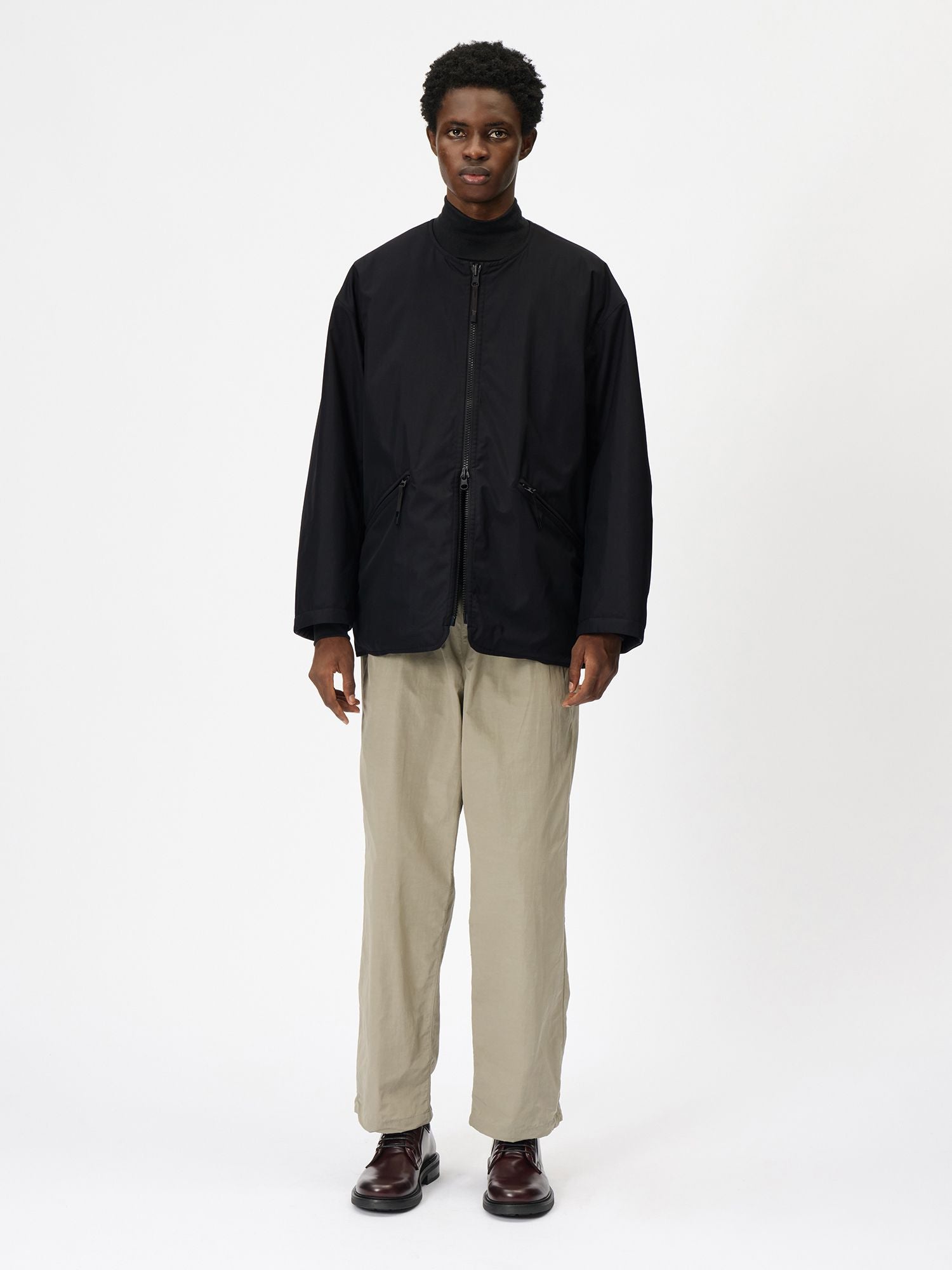 Reversible Quilted Puffy Jacket (Unisex)