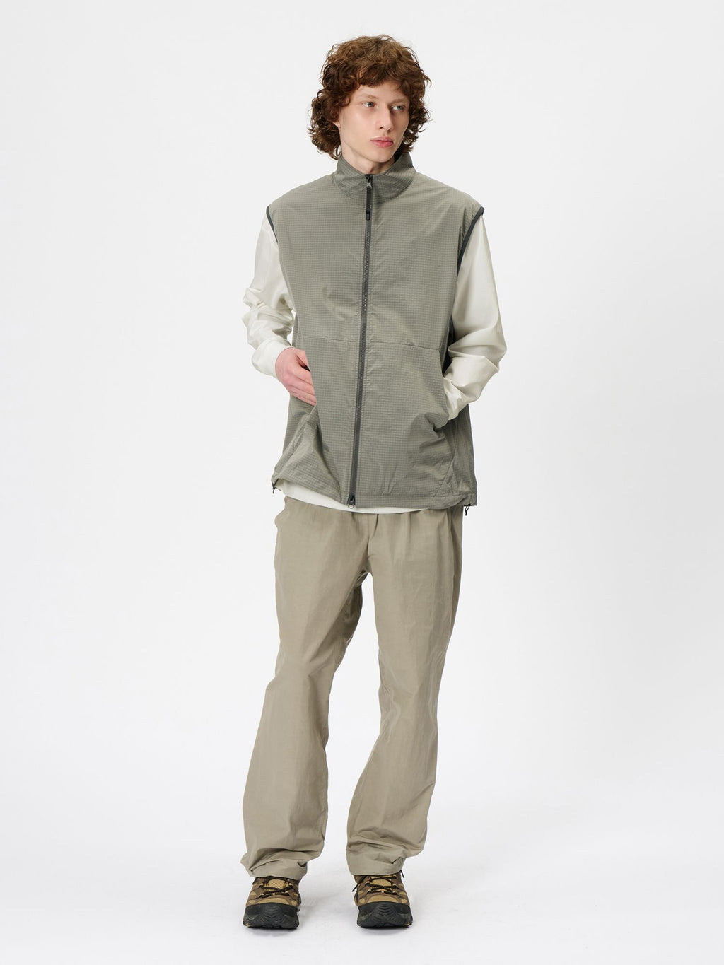 Dope Dyed Ripstop Wind Vest (Unisex)