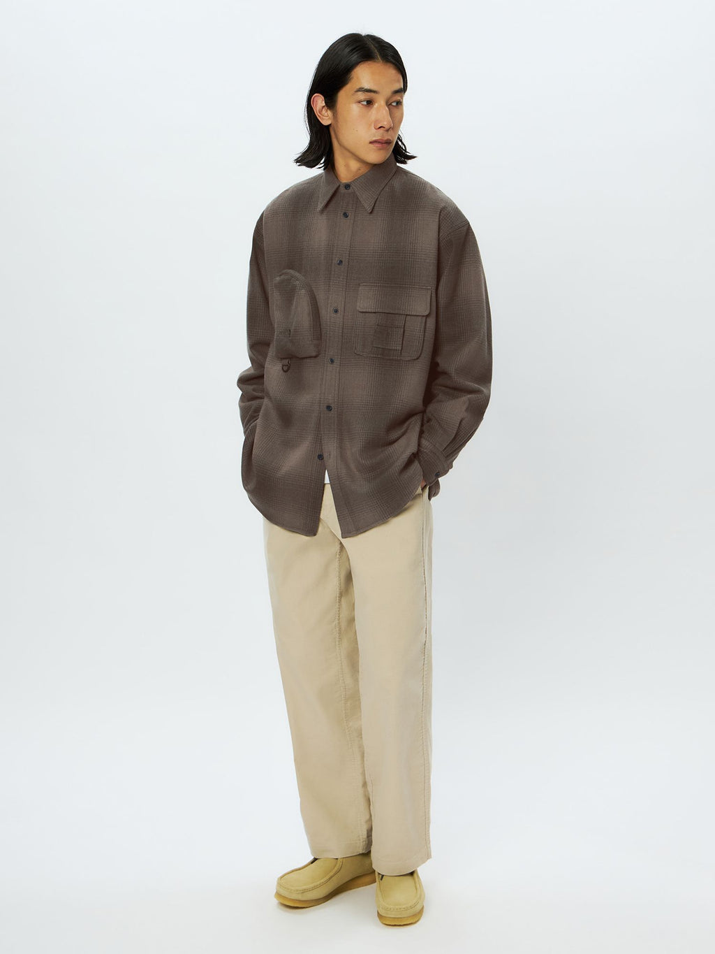 Long-Sleeve Wool Field Utility Shirt (Men's)