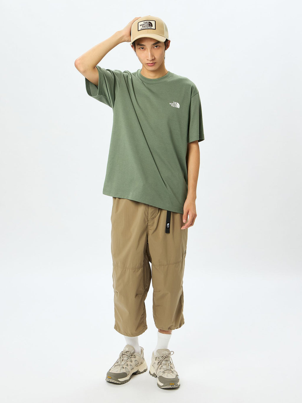 Short Sleeve Back Square Traverse Logo Tee (Men's)