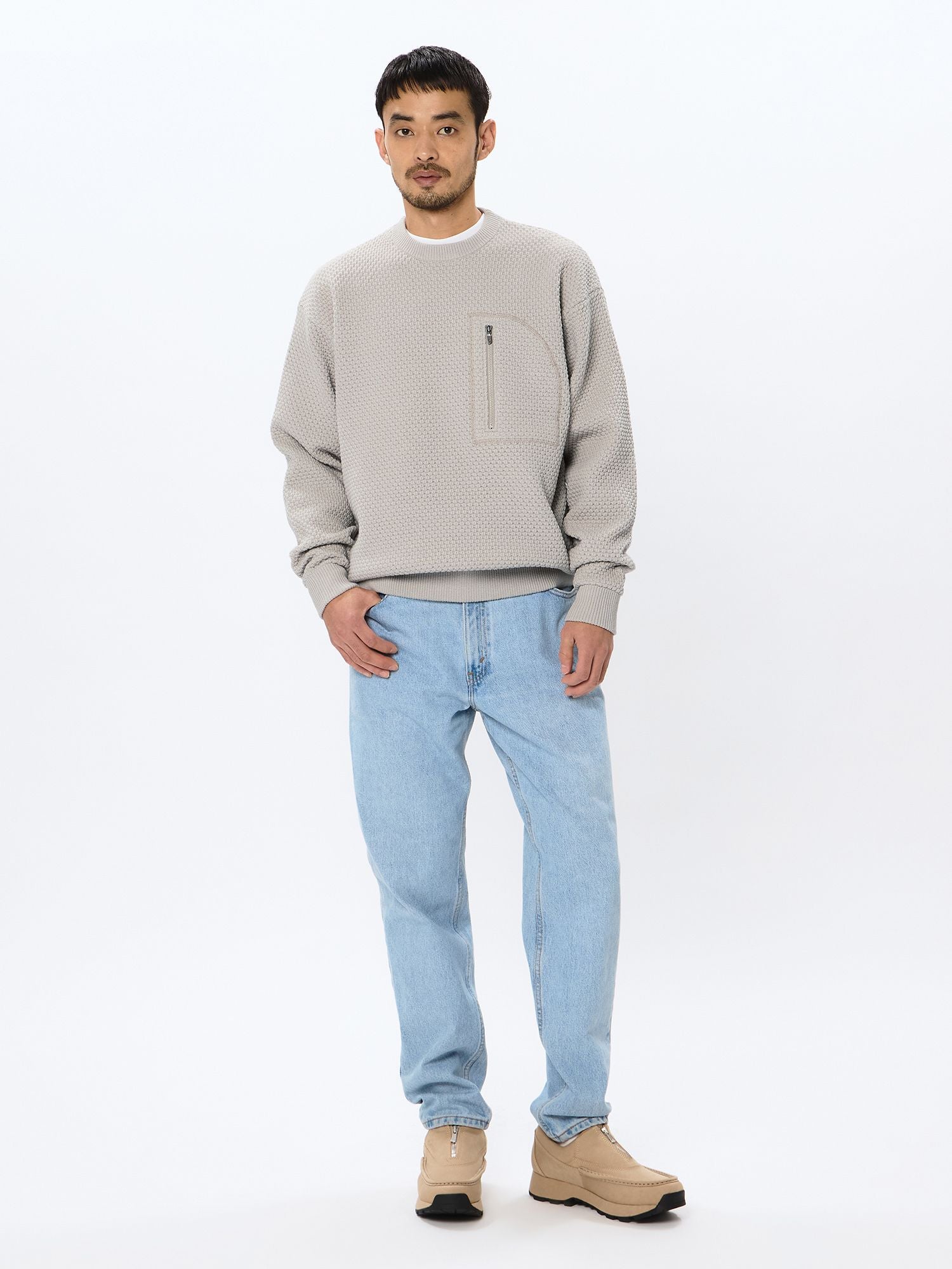 Rock Surface Wool Sweater (Unisex)