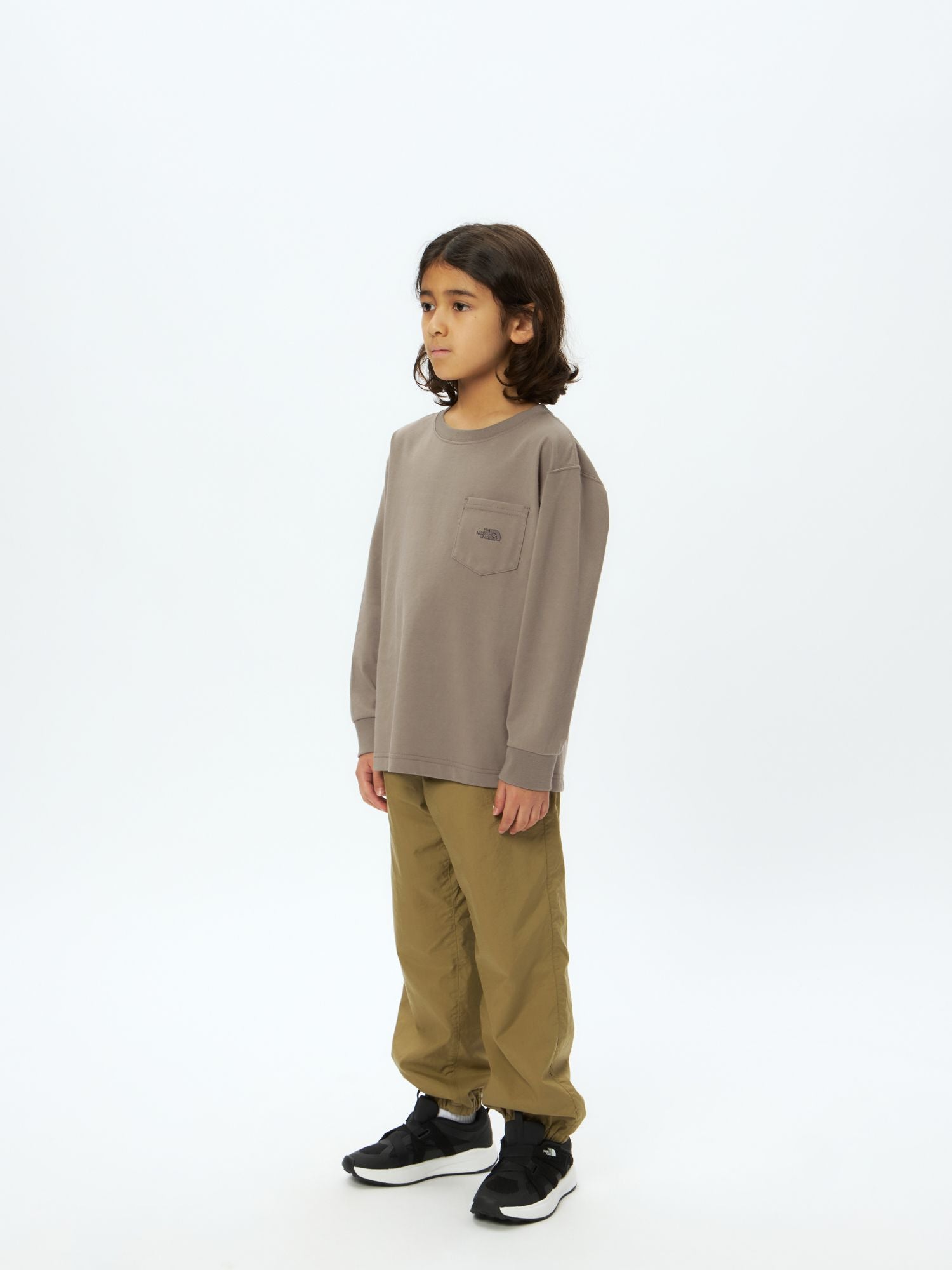 Long Sleeve Pocket Logo Tee (Kids)