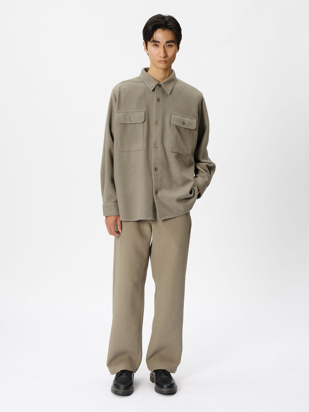 Wool Jersey Coptis Shirt (Unisex)