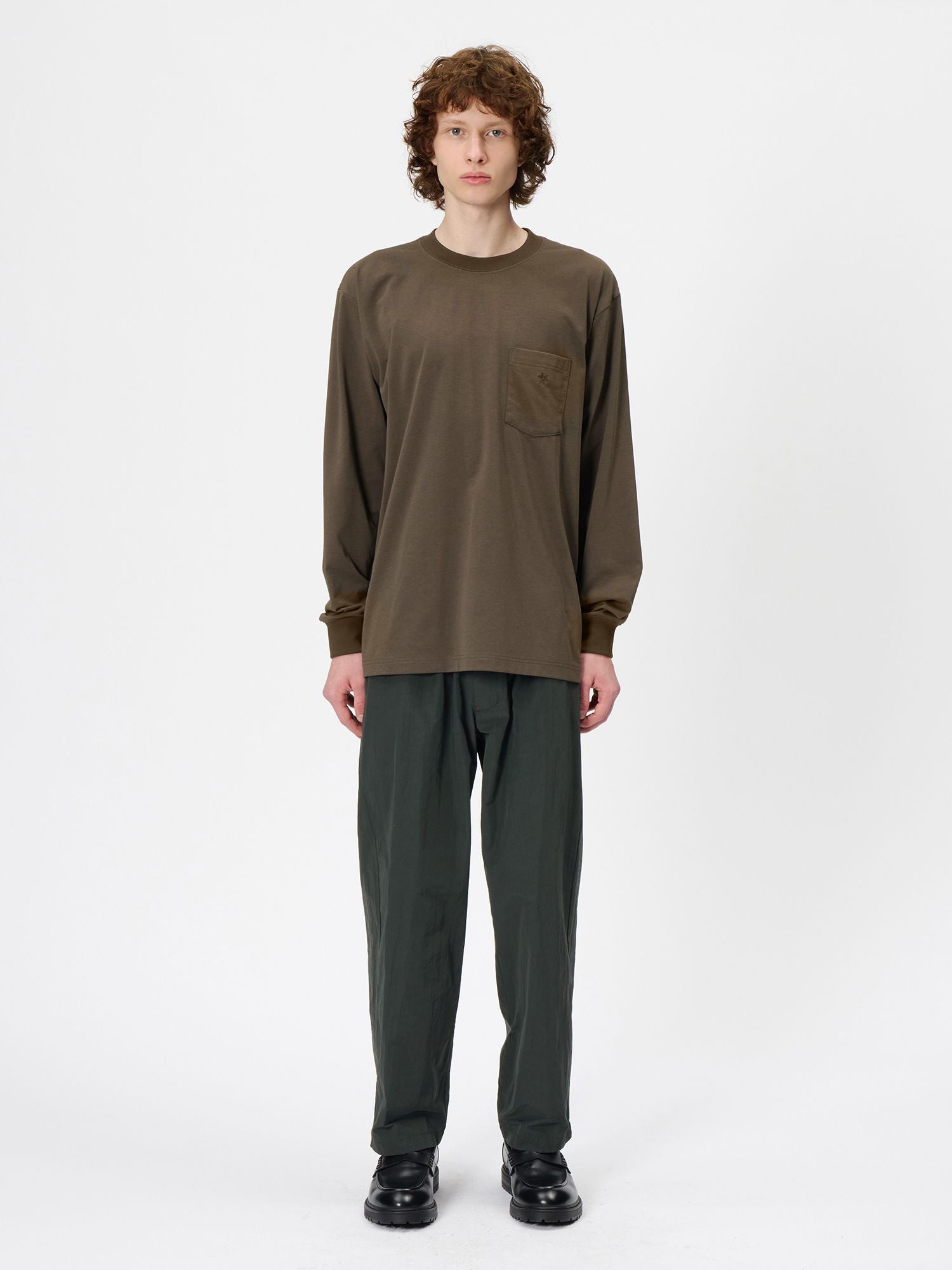 Oversized Pocket Long Sleeve T-Shirt (Unisex)