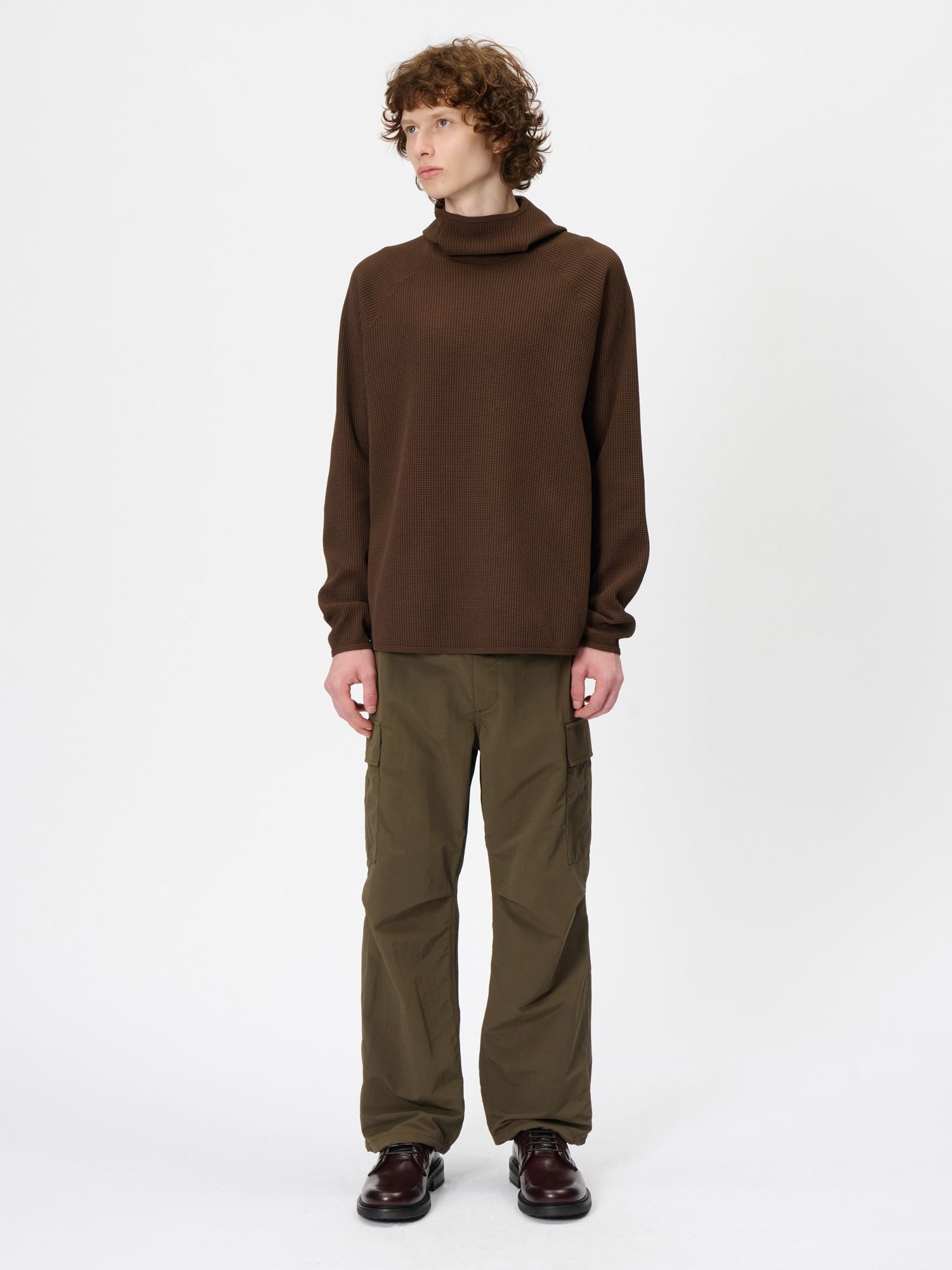 Waffle Light Long Sleeve Hoodie (Unisex)