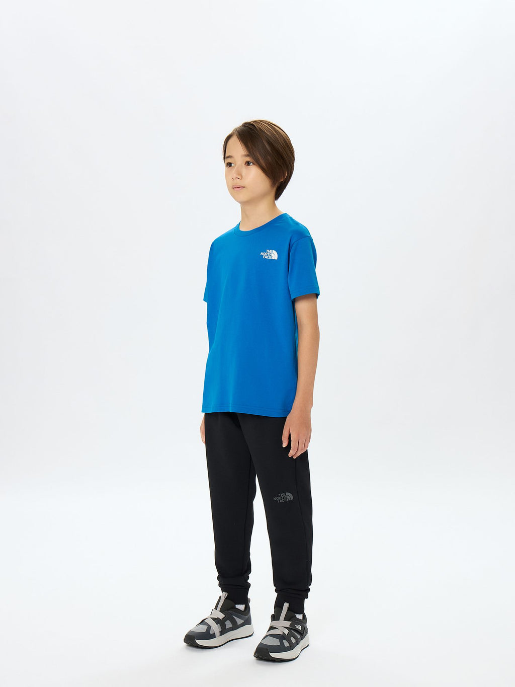 Short Sleeve Back Square Logo Tee (Kids)