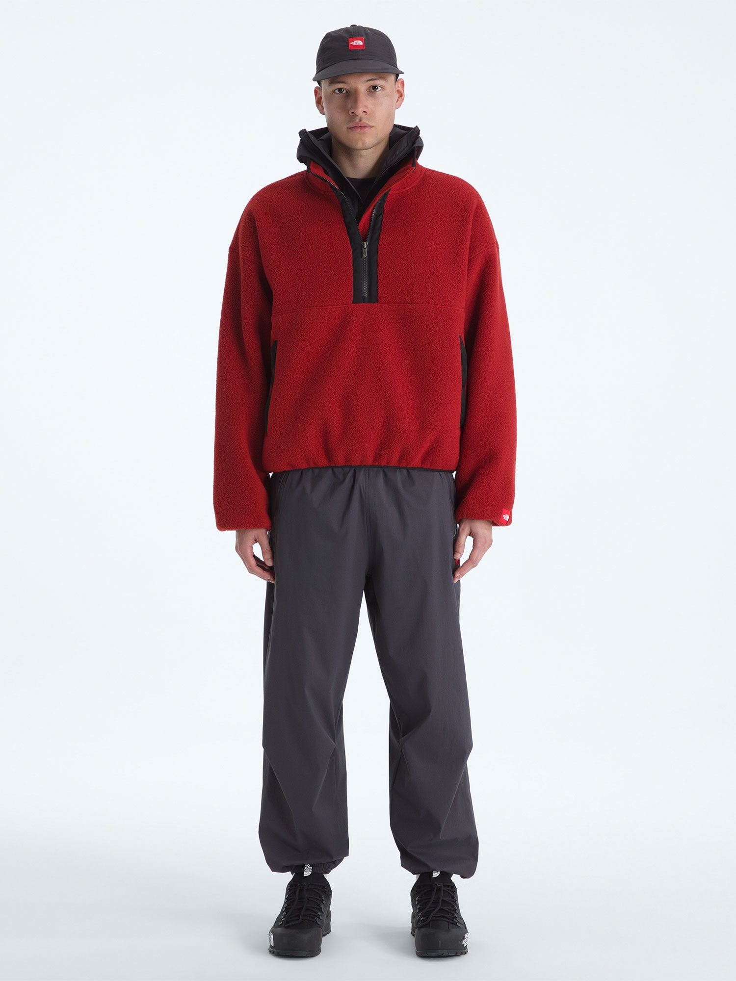 Red Box 1/2 Zip Fleece (Unisex)