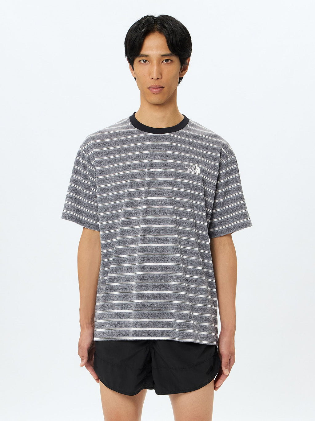 Short Sleeve Free Run Border Crew (Unisex)