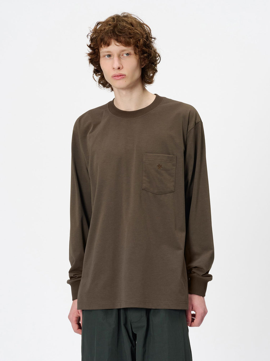 Oversized Pocket Long Sleeve T-Shirt (Unisex)
