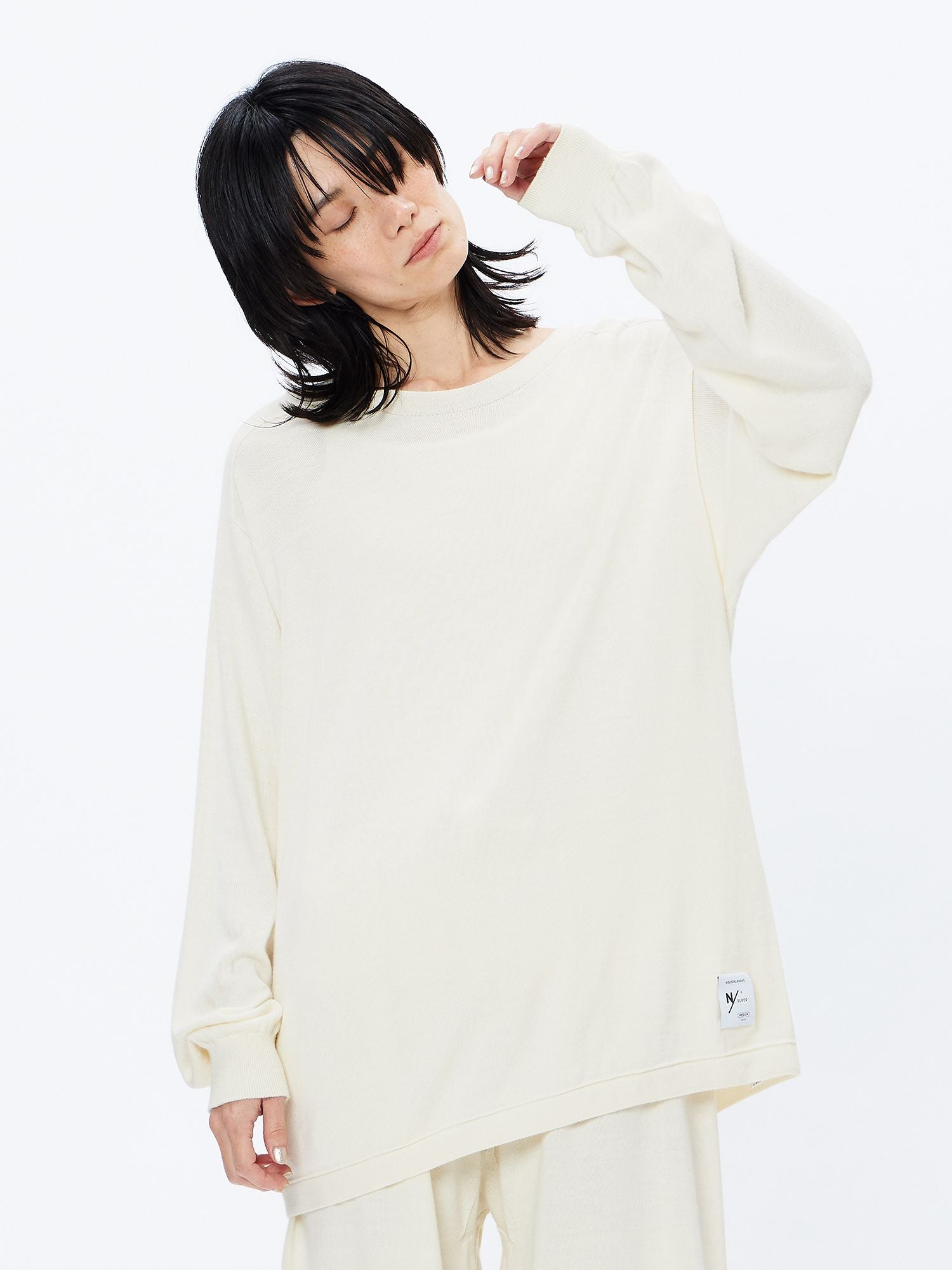Drowsy/Hole Garment Long Sleeve Crew (Unisex)