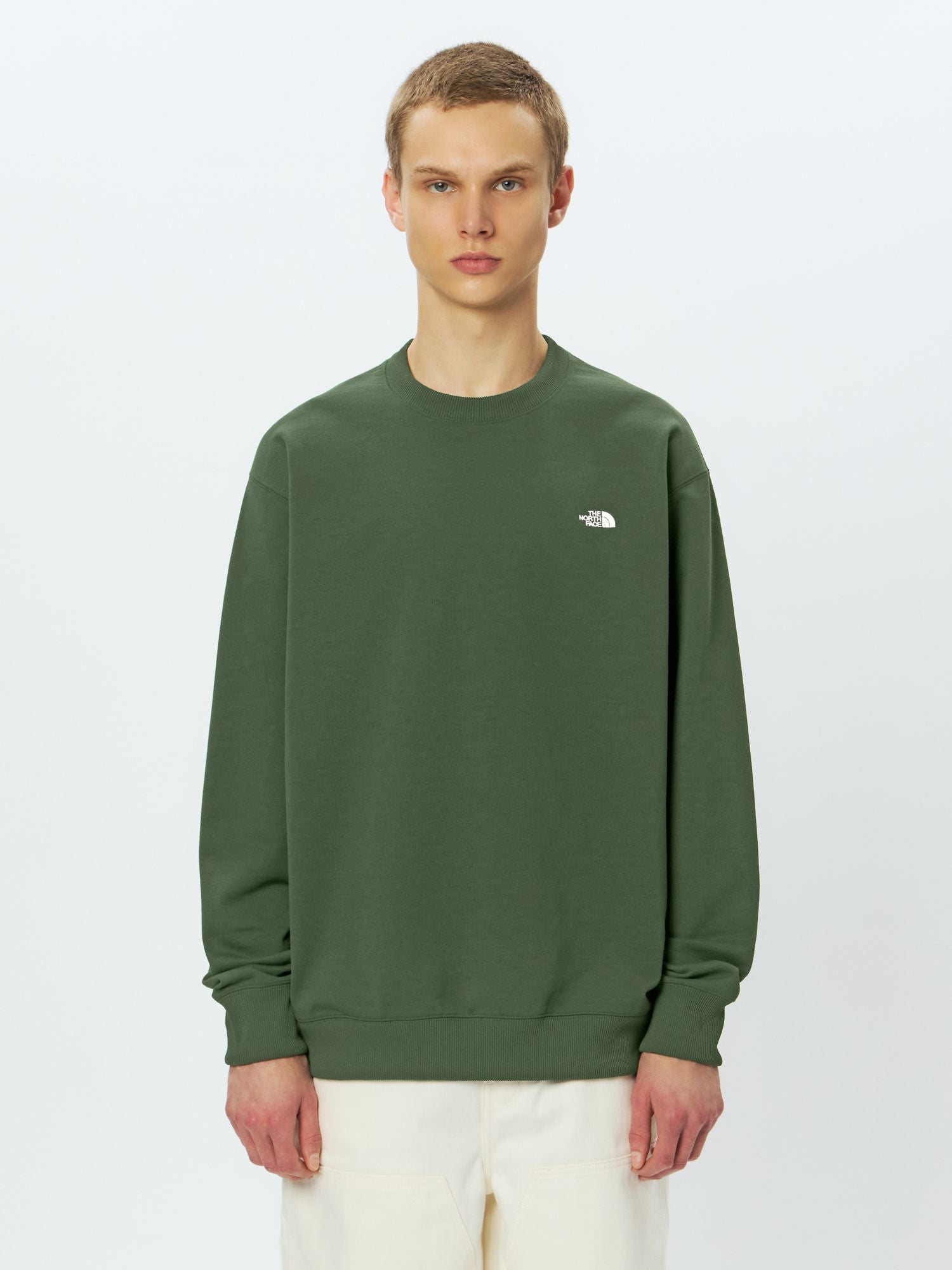 Small Logo Heather Sweat Crew (Unisex)