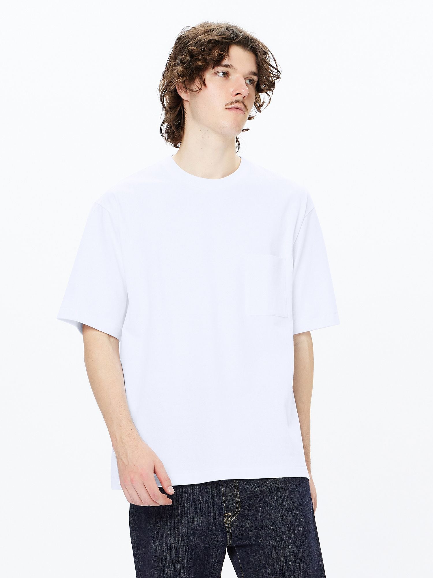 Medium Dry Jersey Big Tee with Pocket (Unisex)