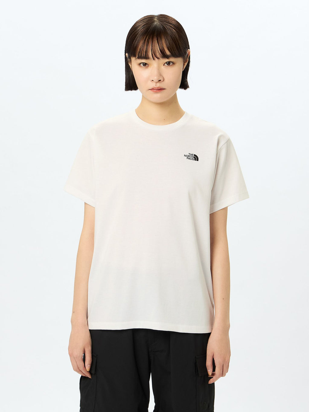 Short Sleeve Back Square Logo Tee (Women's)