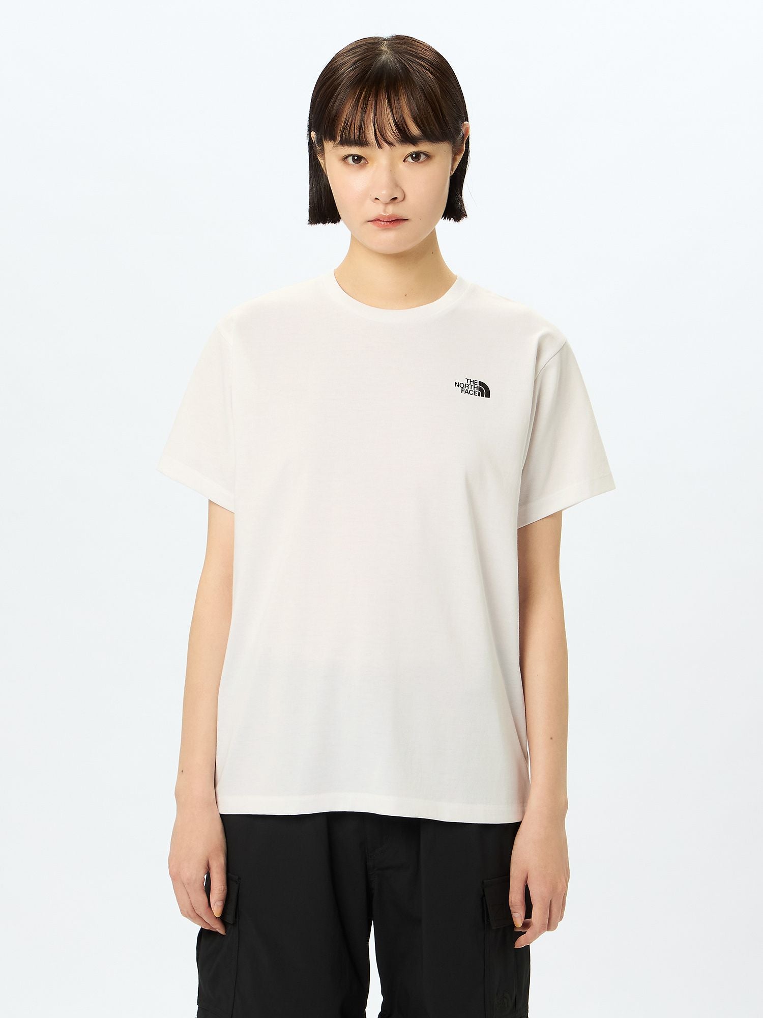 Short Sleeve Back Square Logo Tee (Women's)