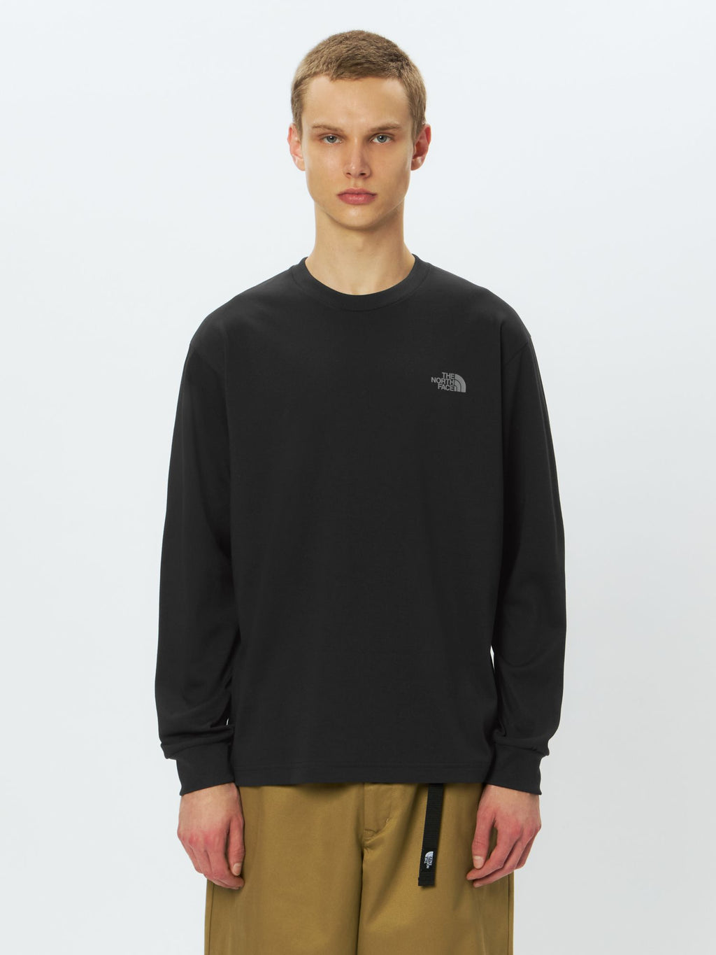 Long Sleeve Back Square Logo Tee (Men)