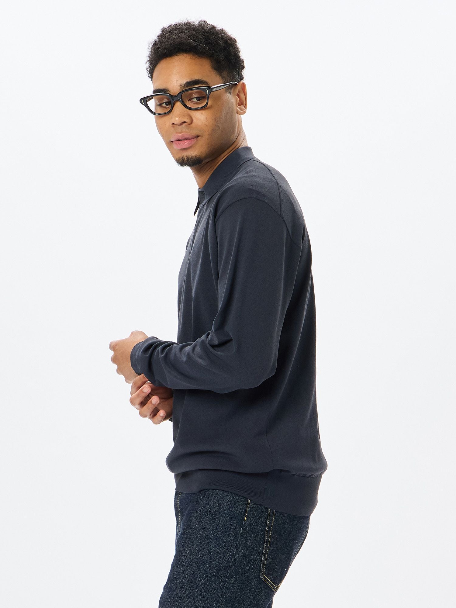 Komelina / Long Sleeve Polo (Unisex)