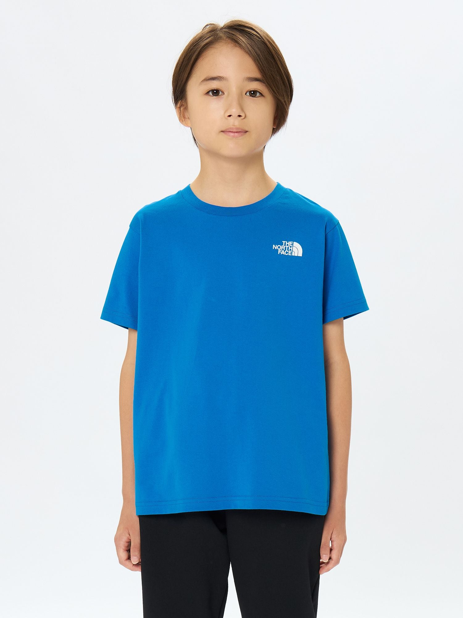 Short Sleeve Back Square Logo Tee (Kids)