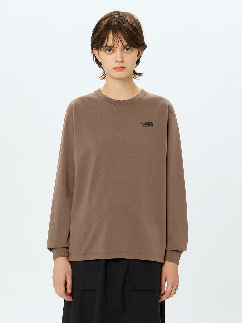 Long Sleeve Back Square Logo Tee (Women's)