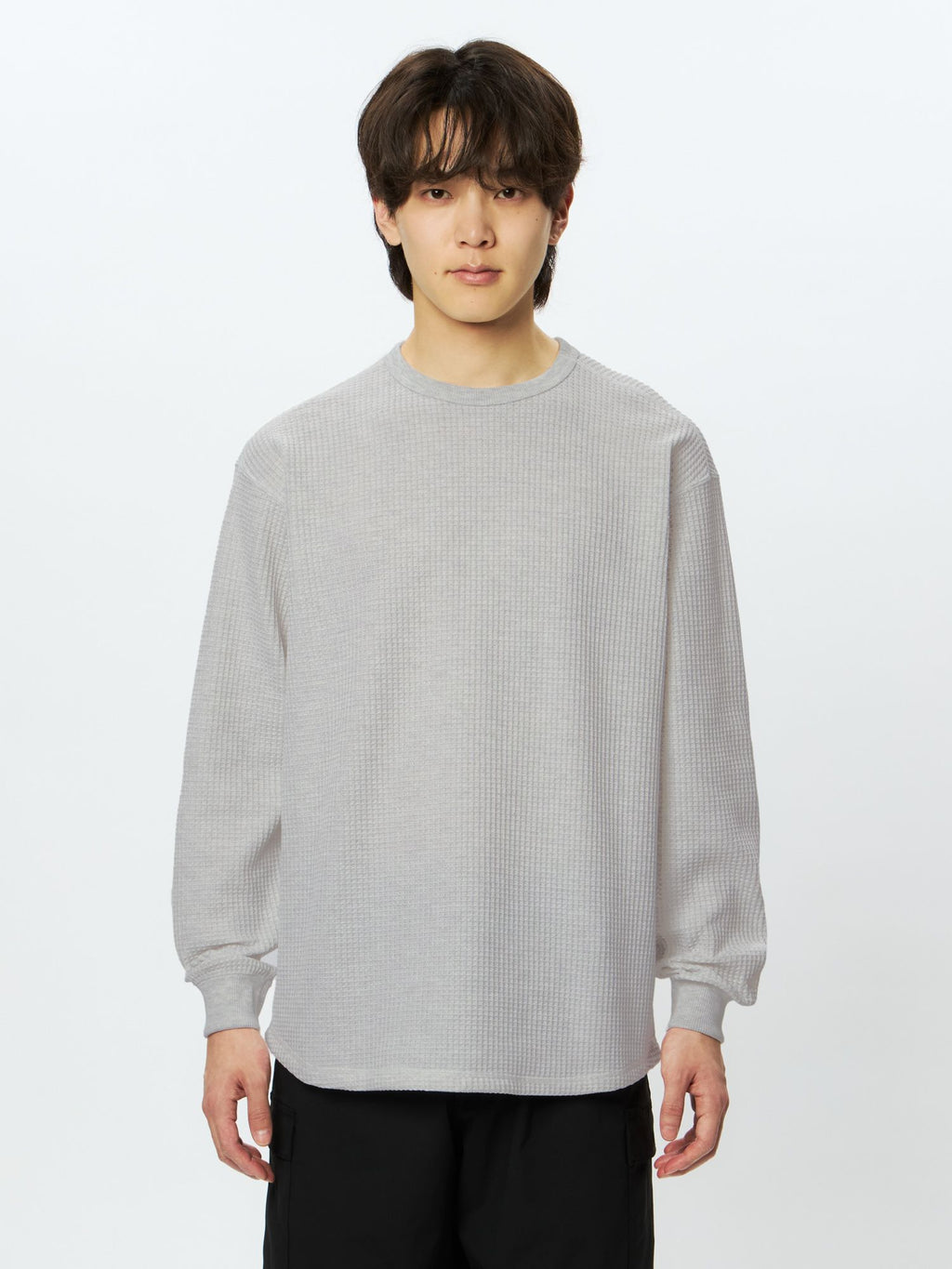 Long Sleeve Warm Waffle Crew (Unisex)