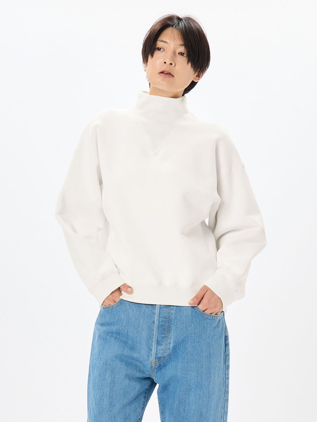 Baritone / Heavy Warm Sweat Mock Neck (Unisex)
