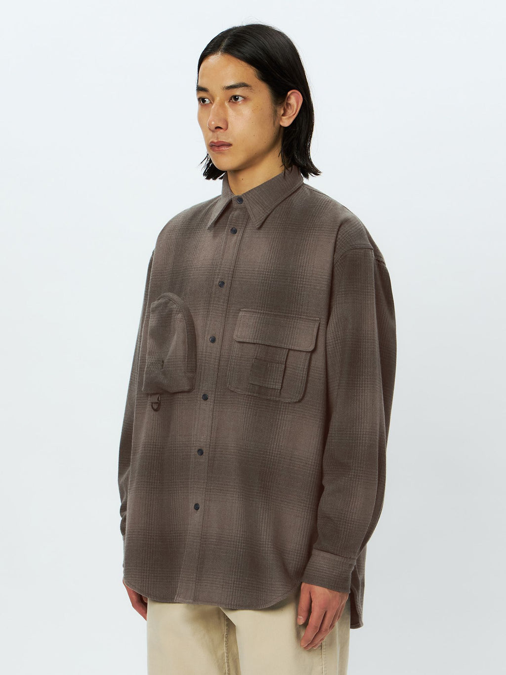 Long-Sleeve Wool Field Utility Shirt (Men's)