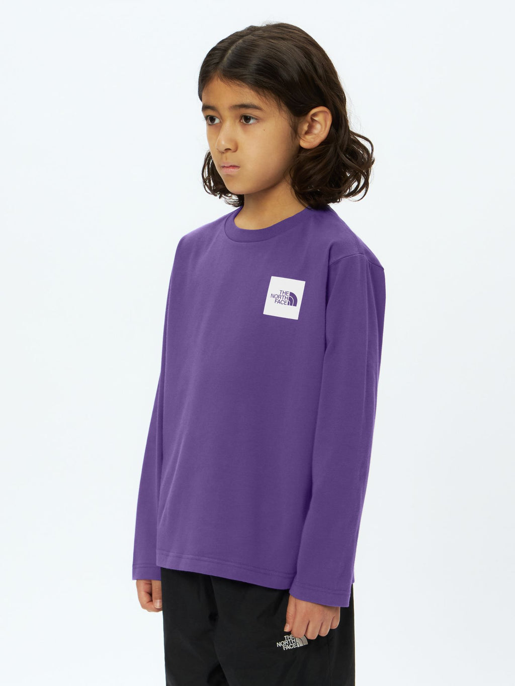 Long Sleeve Small Square Logo Tee (Kids)