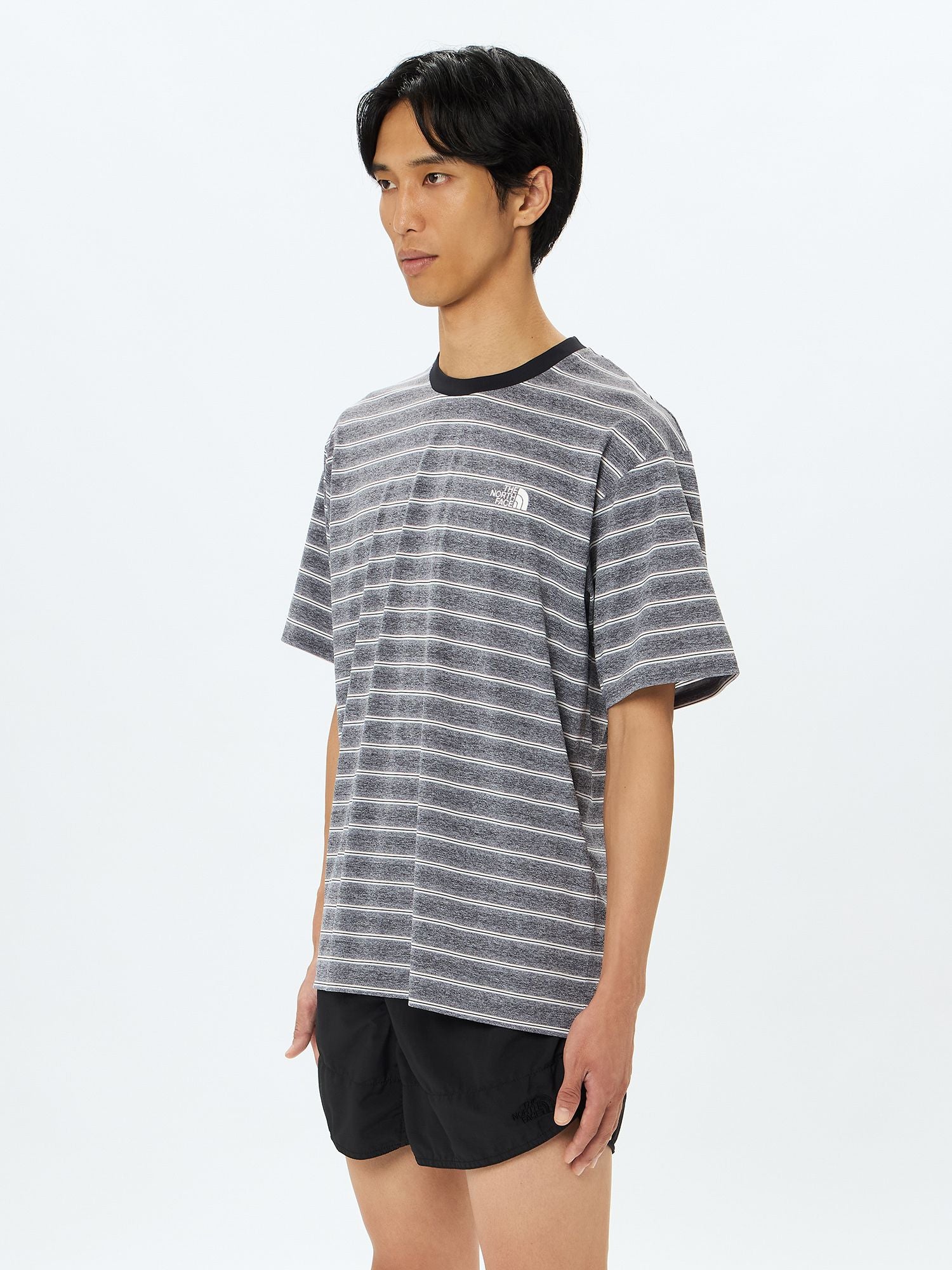 Short Sleeve Free Run Border Crew (Unisex)