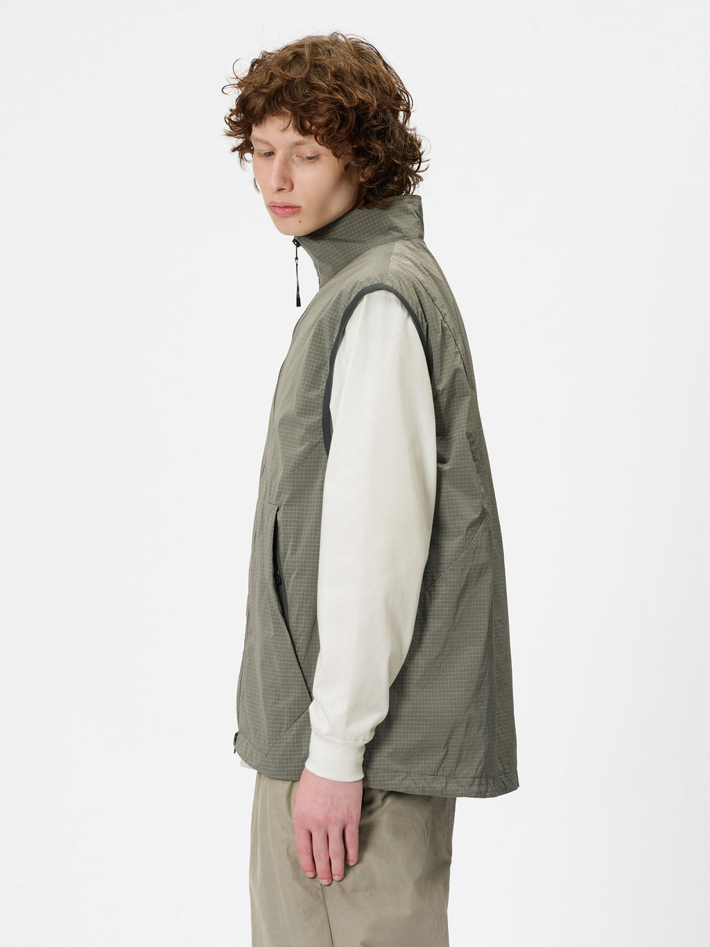 Dope Dyed Ripstop Wind Vest (Unisex)