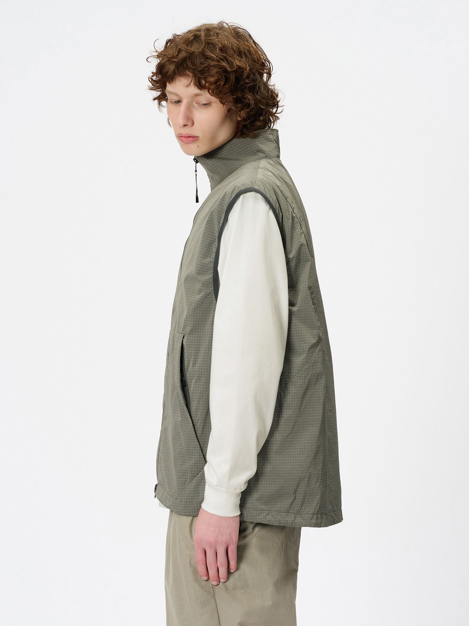 Dope Dyed Ripstop Wind Vest (Unisex)