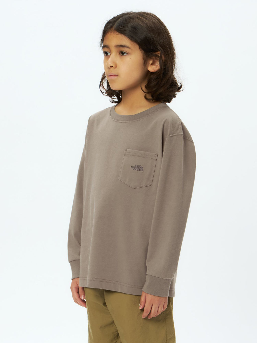 Long Sleeve Pocket Logo Tee (Kids)