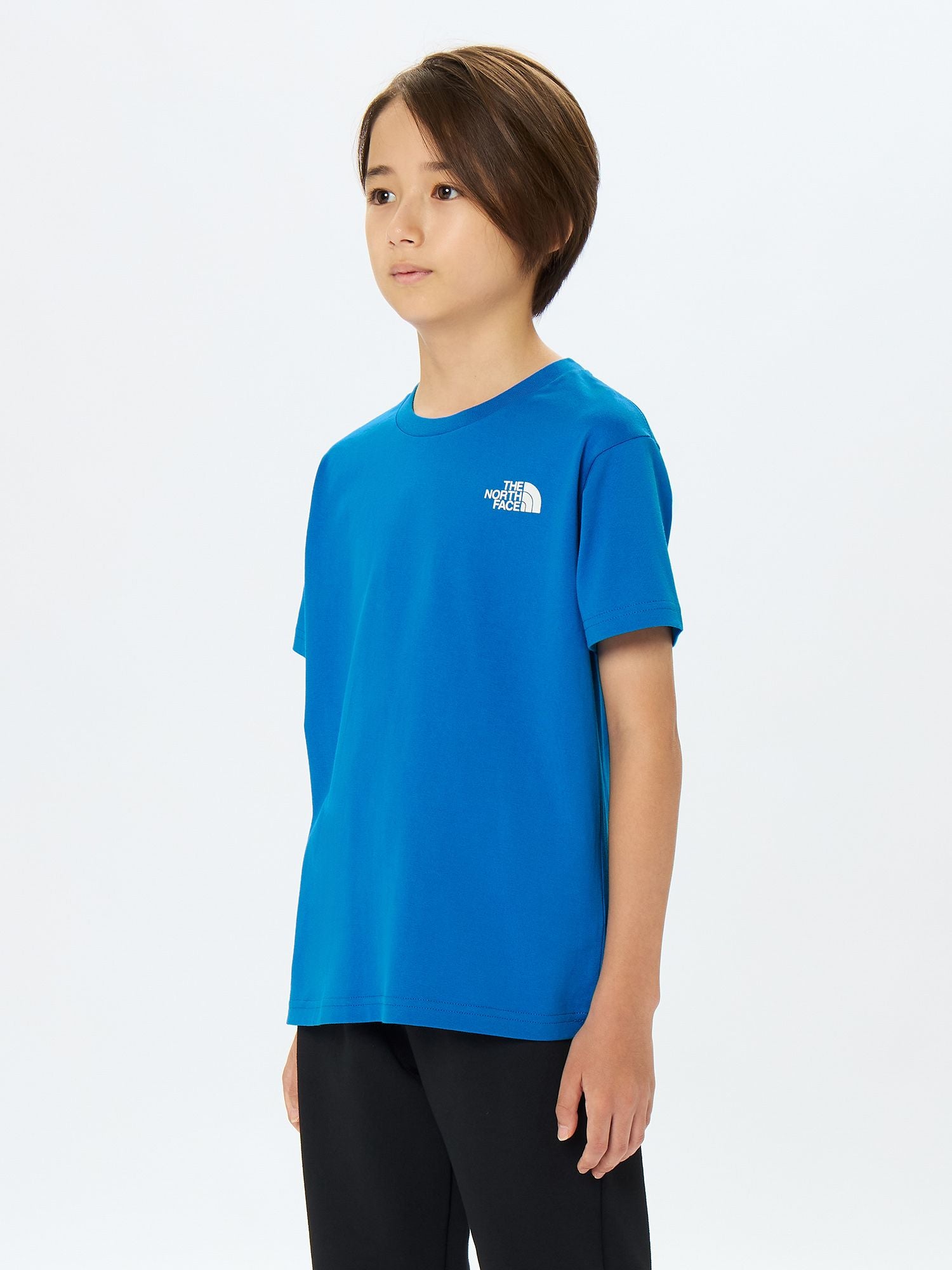 Short Sleeve Back Square Logo Tee (Kids)